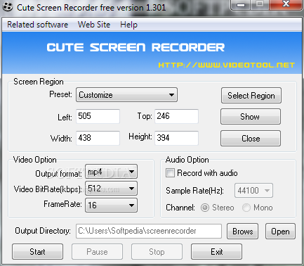 屏幕錄制成視頻(Cute Screen Recorder) v3.2690 中文版圖1