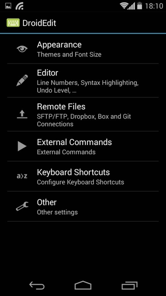 手機源代碼編輯器(DroidEdit Pro) v1.21.4 安卓版圖2