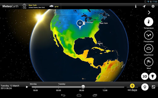MeteoEarth(全球天氣預(yù)報(bào))下載 v1.6.0 安卓版圖4