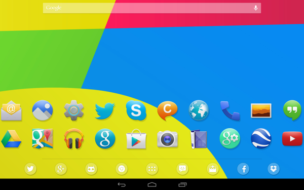 KitKat 4.4 Launcher Theme主題下載圖1