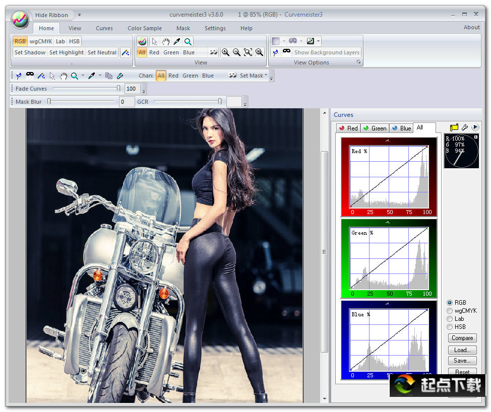 圖像后期調(diào)整曲線濾鏡(Curvesmeister) v3.6.1 特別版圖1