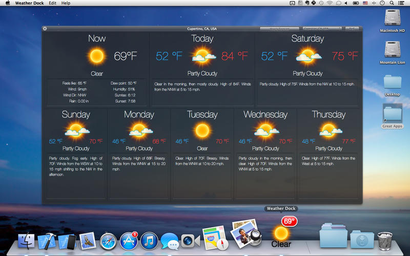 Weather Dock V3.2 Mac版圖1