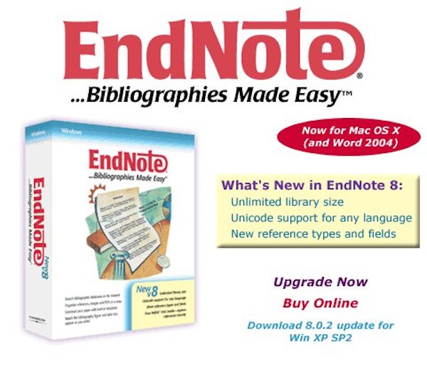 EndNote X6 for mac