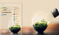 瓶中森林桌面主題 xp版 