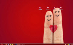 手指愛情電腦主題 xp版 