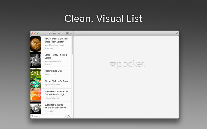 瀏覽記錄云同步工具Pocket for Mac 1.6.2 官方版圖1