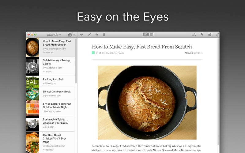 瀏覽記錄云同步工具Pocket for Mac 1.6.2 官方版圖2