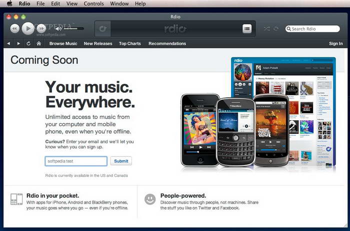 Rdio for mac