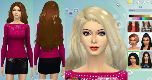 模擬人生4卷發(fā)mod