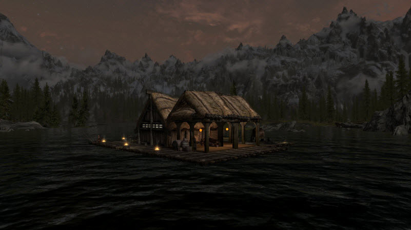 上古卷軸5湖中木屋MOD