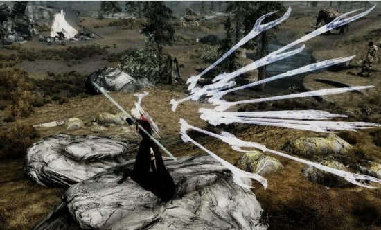 上古卷軸5弓箭投影mod