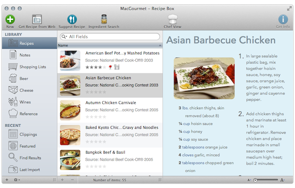 MacGourmet Deluxe for mac V4.2.6 官方版圖1