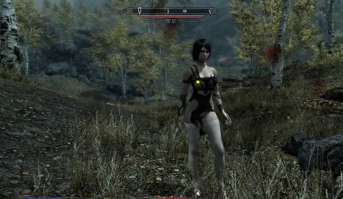 上古卷軸5天際歌特洛麗塔連衣裙