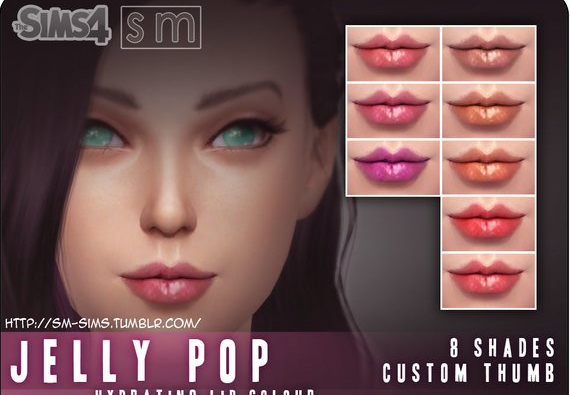 模擬人生4女性時(shí)尚唇彩MOD