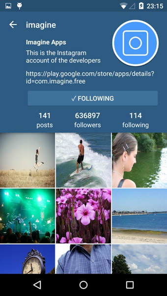 Imagine for Instagram(暢想) v1.9 安卓版圖2