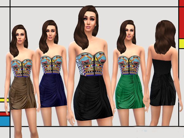 模擬人生4歐美連衣裙MOD