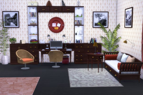 模擬人生4辦公套組mod