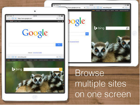 分屏瀏覽器iPad