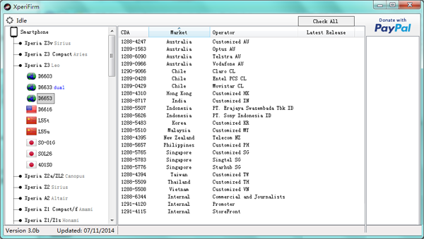 索尼固件下載器