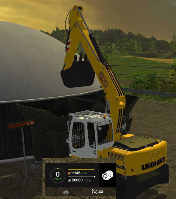 模擬農(nóng)場(chǎng)15挖掘機(jī)mod