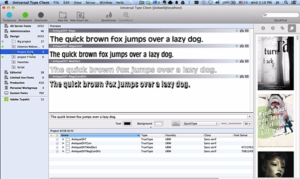 Extensis Universal Type Server