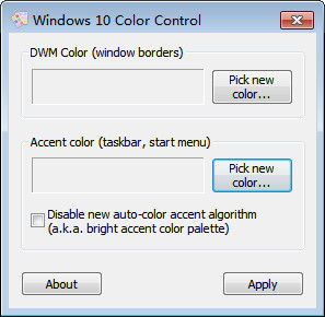 Win10 Color Control 1.1 官方版圖1