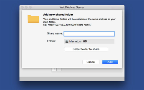 webdavnav server mac版