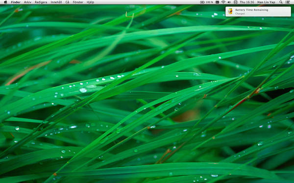 MAC筆記本電池保養(yǎng)監(jiān)控(Battery Time Remaining) V3.0 官方綠色版圖1