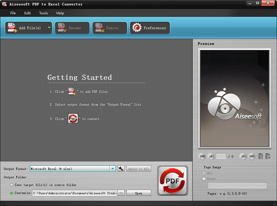 pdf轉(zhuǎn)換成excel轉(zhuǎn)換器