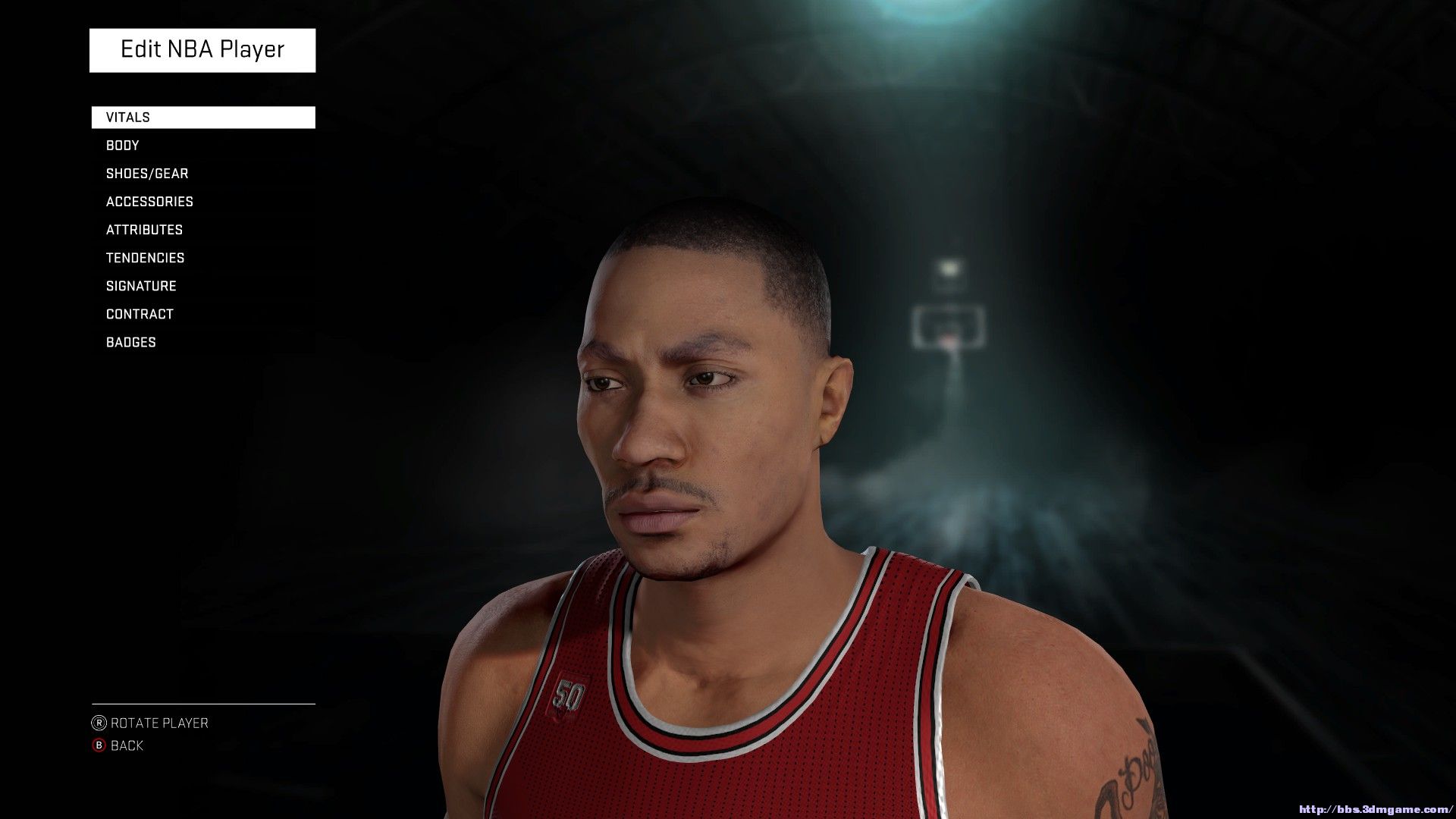 NBA2K16羅斯寸頭面補(bǔ)