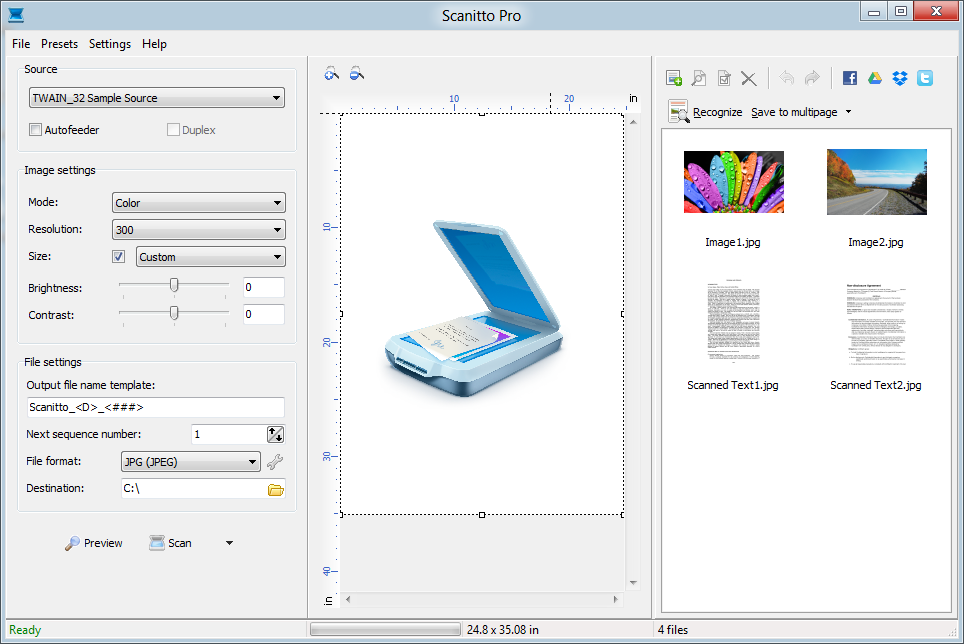 BlackParrot Software ScanPapyrus 15.16 修改版圖1
