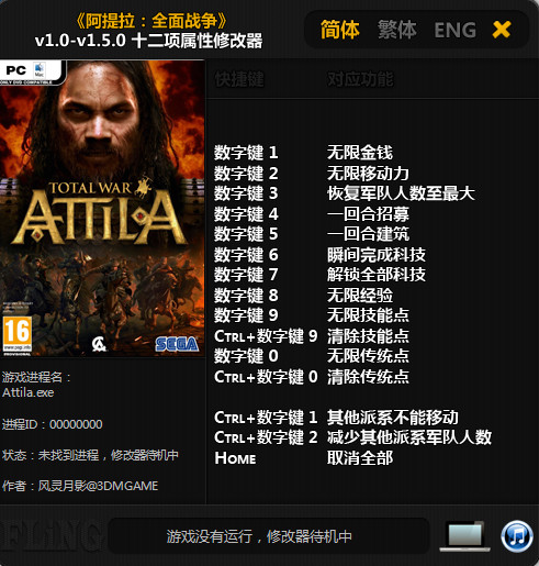 阿提拉全面戰(zhàn)爭修改器