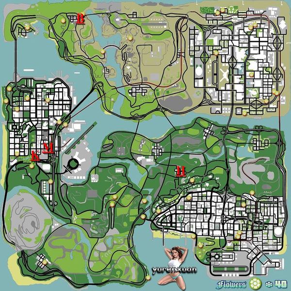 圣安地列斯通關(guān)存檔