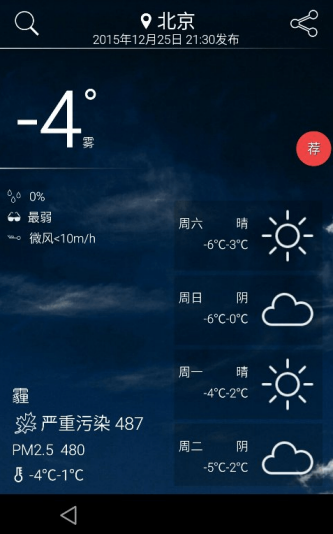 最酷天氣app 1.13 安卓版圖2
