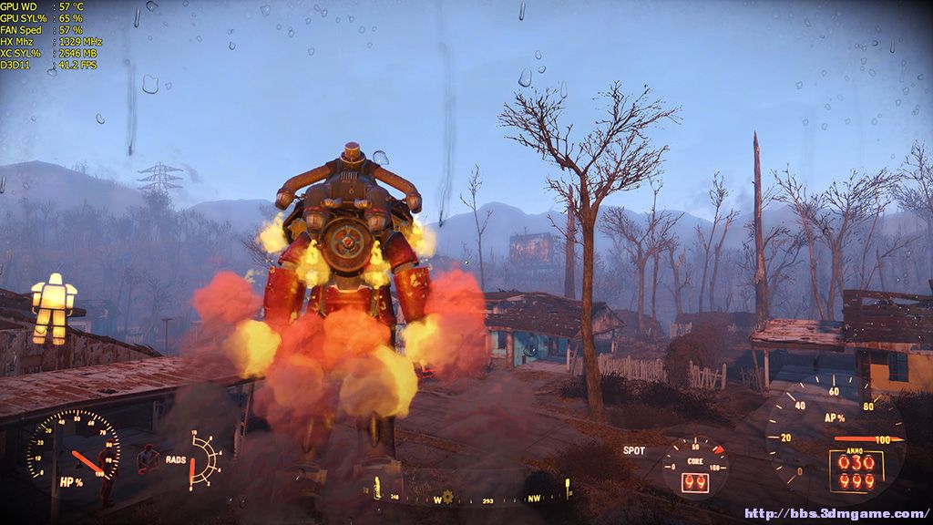 輻射4動(dòng)力甲噴氣背包不耗APmod