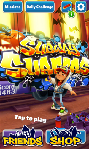 地鐵跑酷萬(wàn)圣節(jié)版