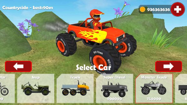 坡道賽車破解版