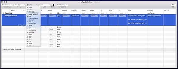vCard Editor Mac版 V2.4 官方版圖2
