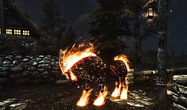 上古卷軸5地獄火焰馬坐騎MOD