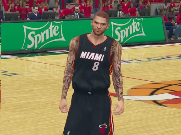 NBA2K14紋身面補