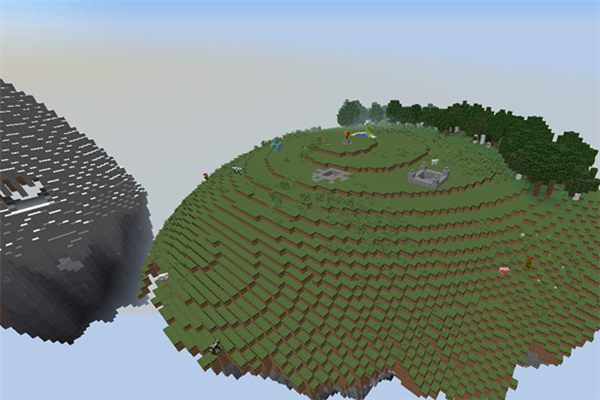 我的世界籽岷天空的水晶地圖