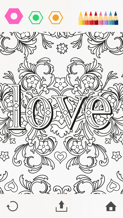 秘密花園涂色本app