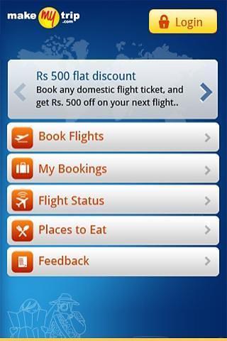 MakeMyTrip app