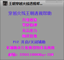 王朝CF透視輔助器