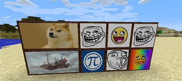 我的世界隨機(jī)的畫材質(zhì)包下載 綠色版圖2