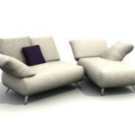 坐臥沙發(fā)組合3d模型綠色下載 免費(fèi)版 