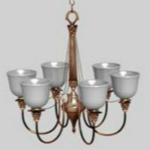 金色經(jīng)典款式吊燈3d模型 免費版 