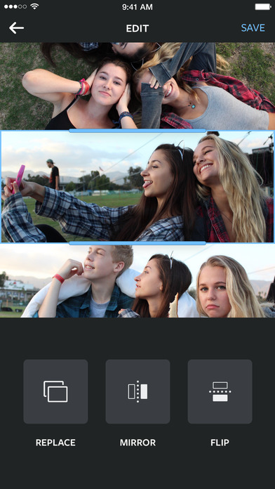 Layout from Instagram app