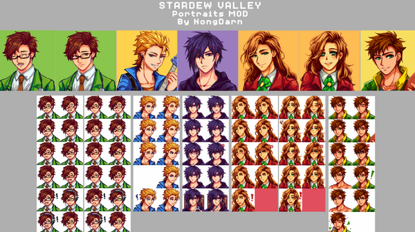 星露谷物語男性角色美化mod