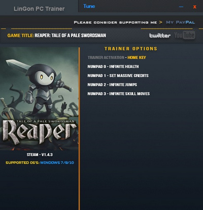 收割者之劍客傳奇修改器